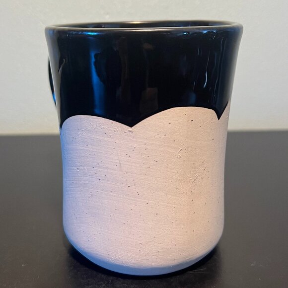 Door County CHERRIES Embossed Souvenir Pottery Mug ~ Unglazed & Black Glazed - Picture 7 of 9